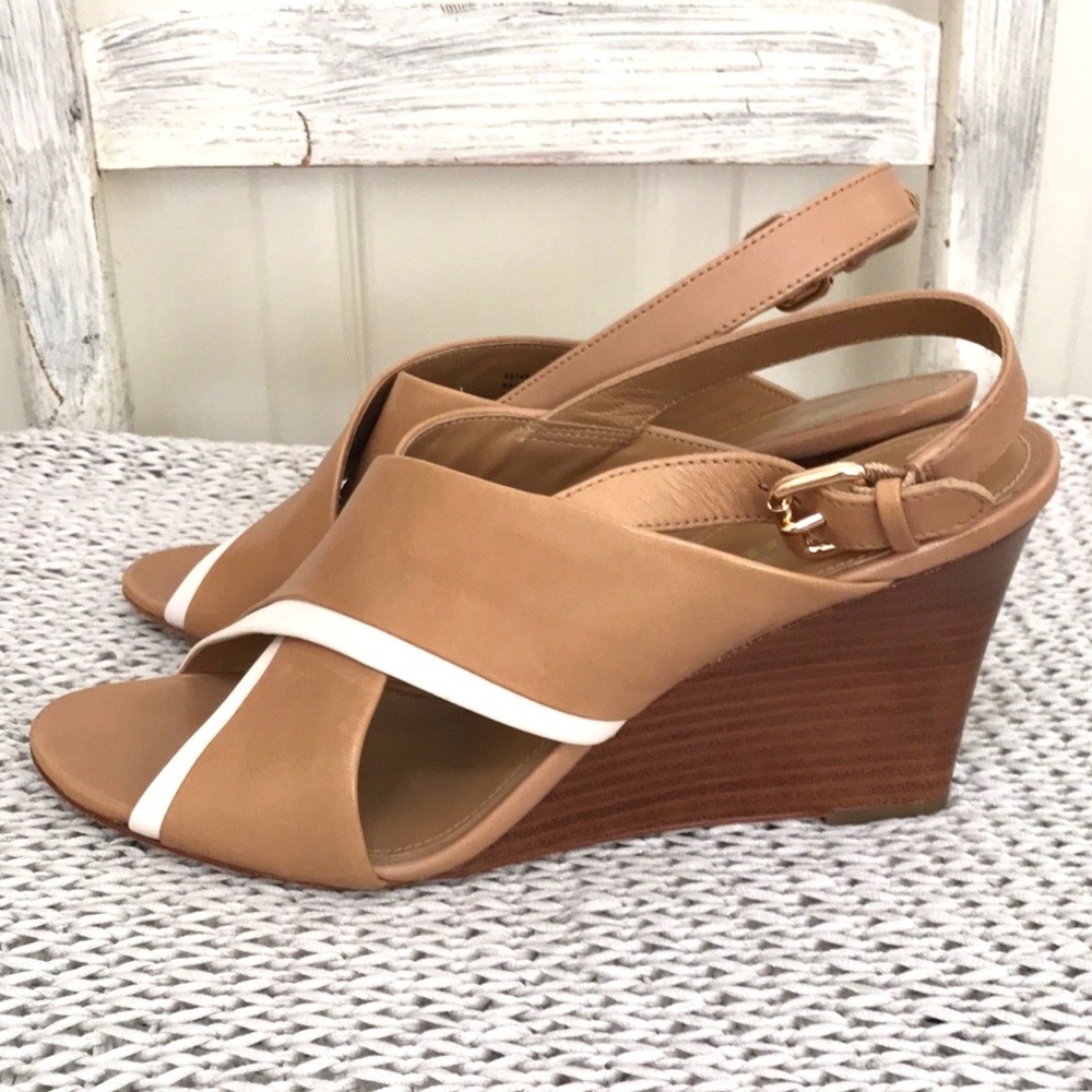 Coach Randy Leather Wedge Sandal - Picture 7 of 16